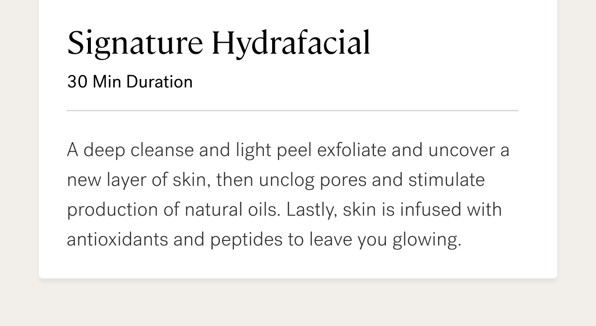 Our Three Hydrafacials, Explained Ever Body